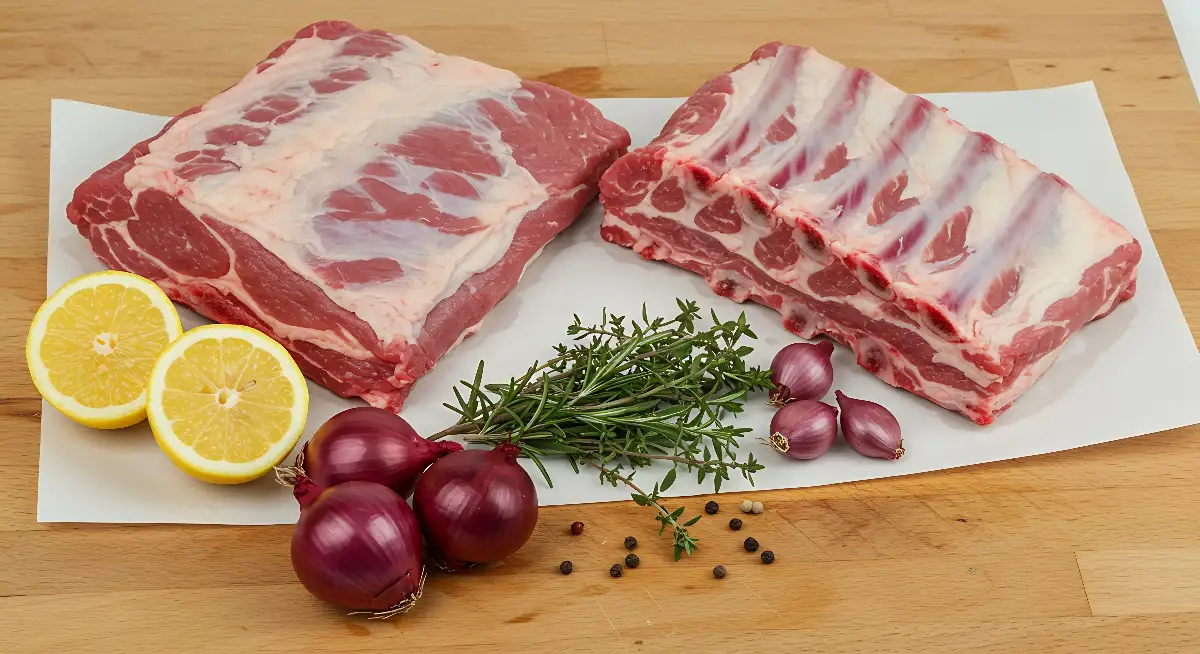 Côte marinée à l'échalotte