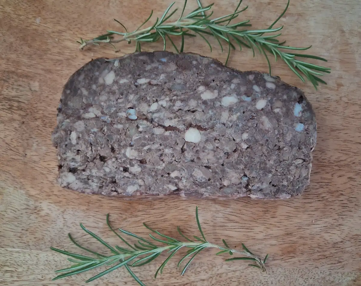 Pâté au figatelli maison 200g (26.8€ le kilo)