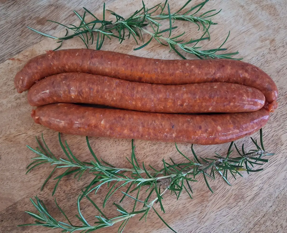 Merguez 80g (16.9€ le kilo)