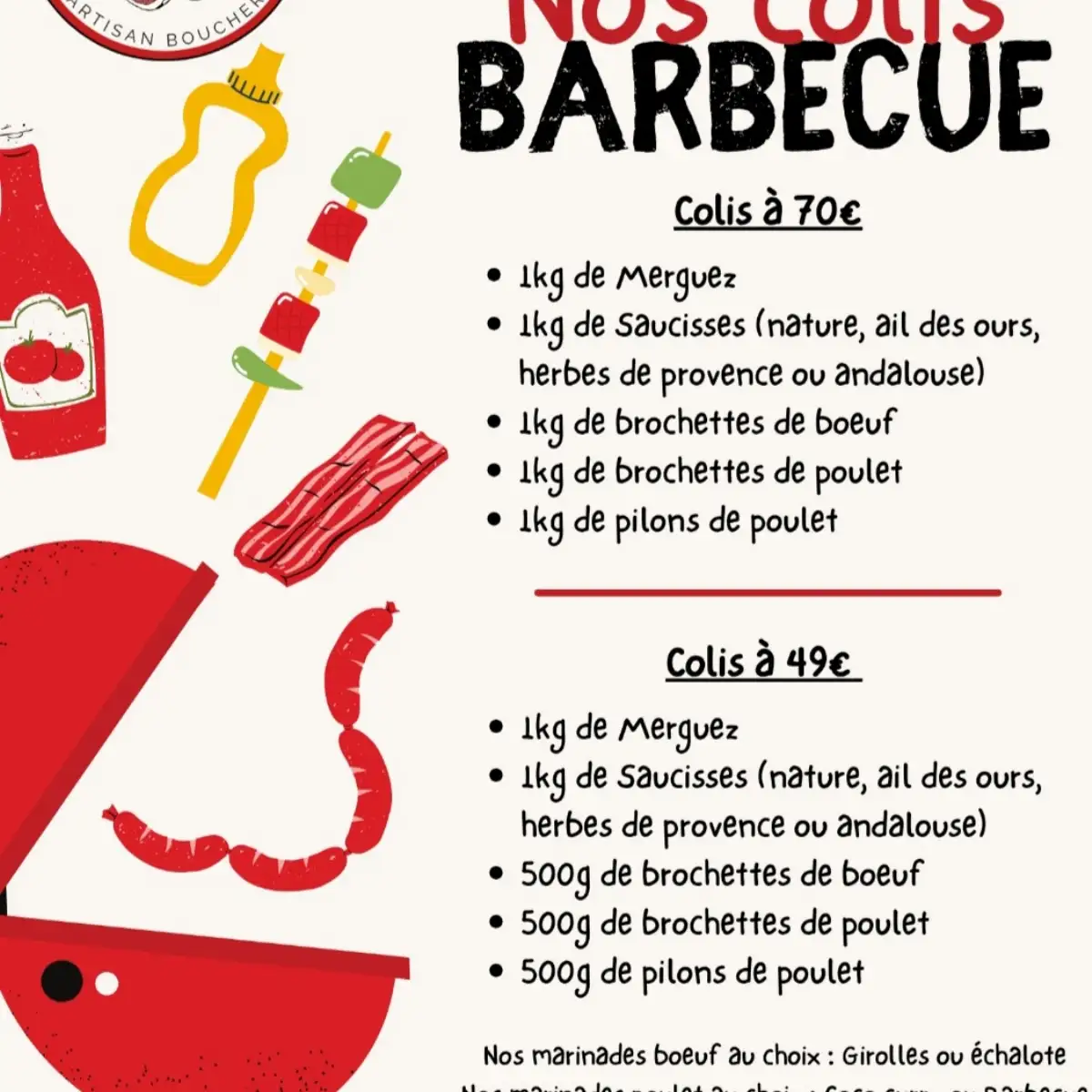 Colis familial - 3.5 kg de viande
